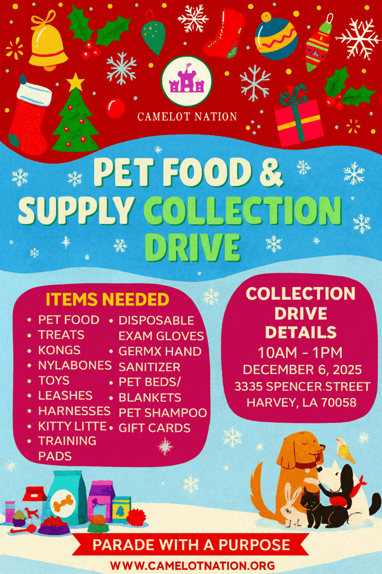 Pet Supply Drive at the 12/6/25 Distribution