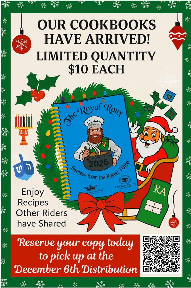 The Royal Roux: Recipes from the Round Table Available for Sale