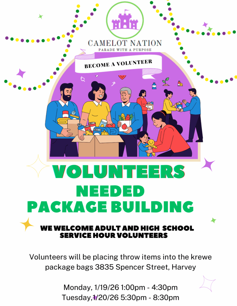 Volunteer Opportunity – Package Building