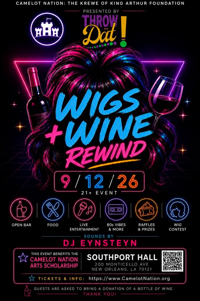 Wigs and Wine Rewind Tickets Available