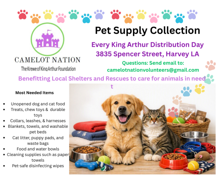Pet Supply Collection 10/3/26 at King Arthur Distribution